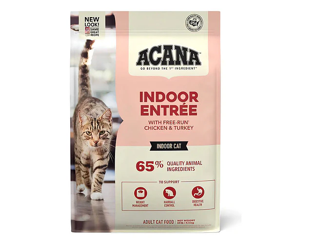Alimento Acana Indoor Entrée Para Gato Adulto Sabor Mix De 4.5 Kg