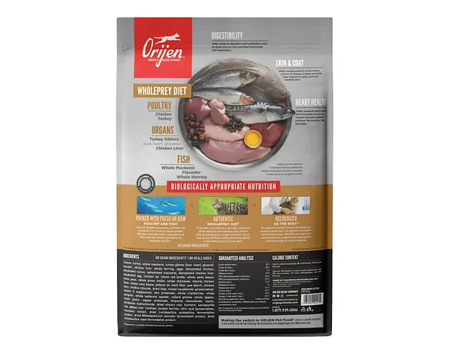 Alimento Orijen Cat Para Gato Sabor Mix En Bolsa De 5.4kg