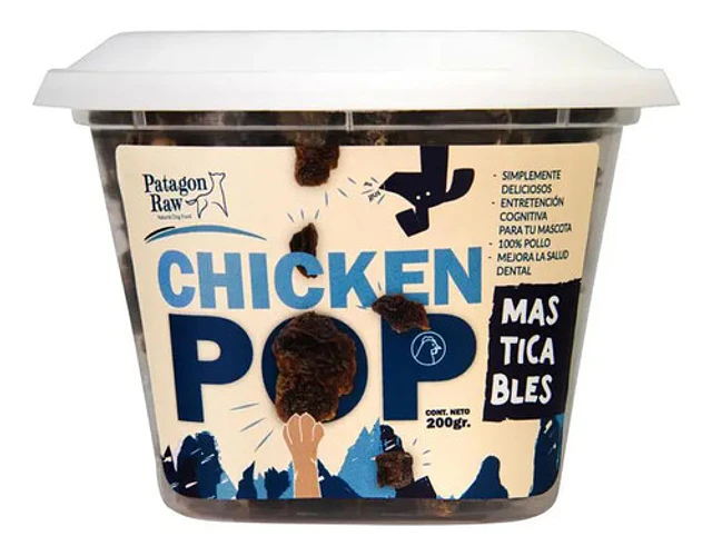Patagon Raw Chicken Pop Masticable 200g