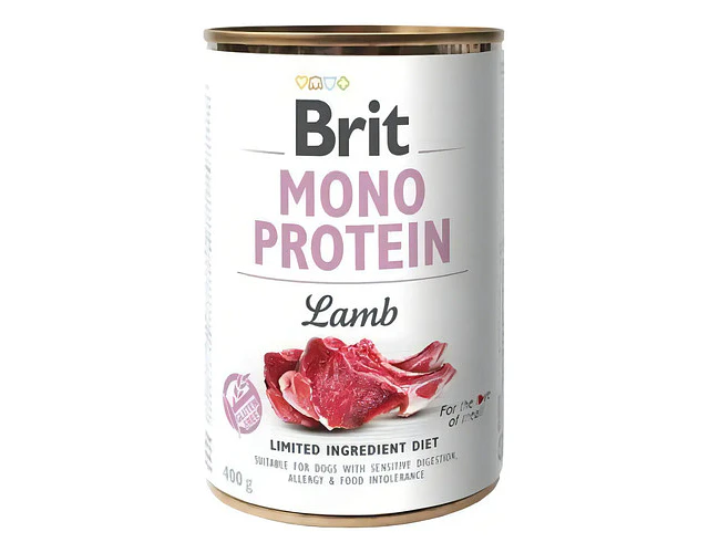 Comida Húmeda Brit Care Mono Protein Cordero 400g Perro Lata
