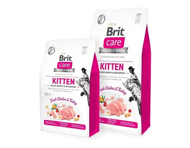 Brit Care Alimento Seco Gatito Sabor Pollo 7kg Protector Oral