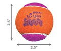 Juguete Para Perro Pelota Birthday Kong Sonido Pack 3 Unid Multicolor