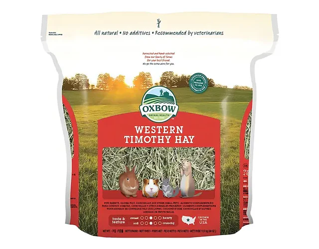 Oxbow Heno Timothy Conejo Cobaya Chinchilla 1,13 Kg Fibroso Natural