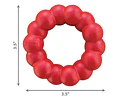 Juguete Anillo Kong Ring Small Rojo Para Perro Goma Natural