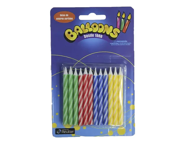 Set De 24 Velas De Cumpleaños