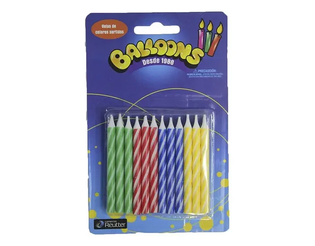 Set De 24 Velas De Cumpleaños