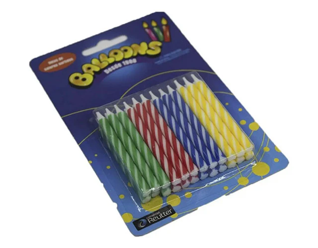 Set De 24 Velas De Cumpleaños