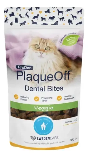 Plaqueoff Bites Gatos 60 Grs