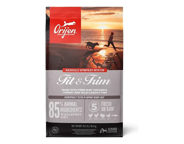 Orijen Perro Adulto Comida Seca Fit & Trim Sabor Pollo Pavo Pescado 10.6kg