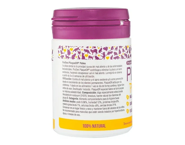 Plaque Off Proden Gato Polvo Anti Sarro 40g