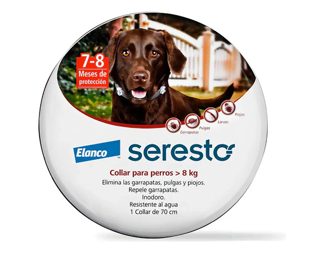 Collar Seresto Para Perros De Más De 8 Kilos, Antipulgas