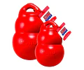 Juguete Kong Bounzer Perro Goma Talla L Resistente Rebote Rojo