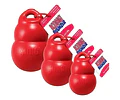 Juguete Kong Bounzer Perro Goma Talla L Resistente Rebote Rojo