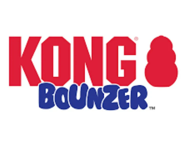 Juguete Kong Bounzer Perro Goma Talla L Resistente Rebote Rojo