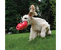 Juguete Kong Bounzer Perro Goma Talla L Resistente Rebote Rojo