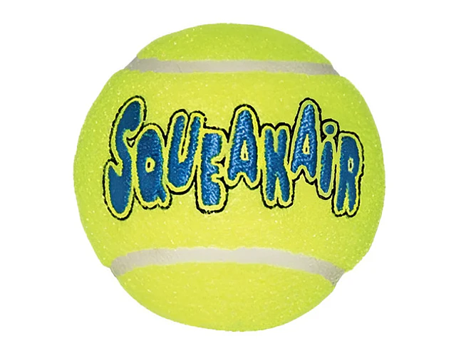 Pelota Para Perro Kong Ball Squeak Air Talla L X2 Unidades Amarillo