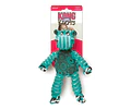 Kong Floppy Knots Hippo S/m Color Celeste Diseño Hipopótamo