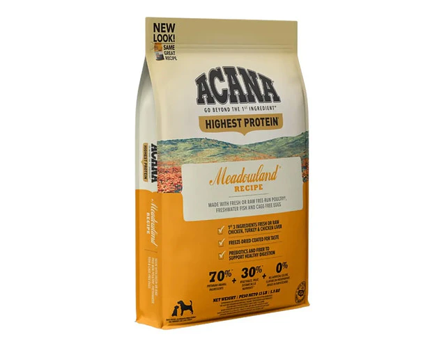 Alimento Perro Acana Dog Meadowland 11kg. Super Premium