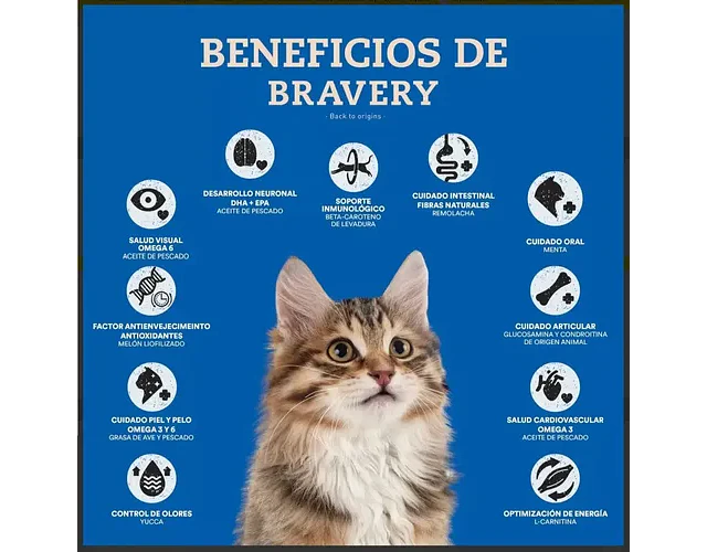 Bravery Gato Adulto Esterilizado Pollo 2 Kg