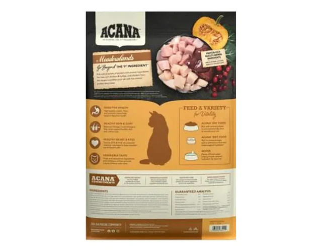 Alimento Para Gatos Acana Meadowland Todas Las Edades 4.5kg