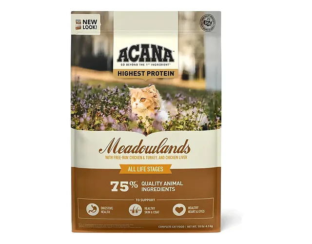 Alimento Para Gatos Acana Meadowland Todas Las Edades 4.5kg