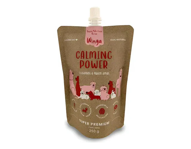 Snack Humedo Winga Calming Power 250 Gr Perros