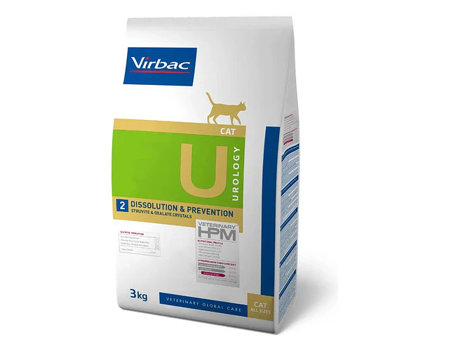 Virbac HPM  Urology 2 Dissolution para gatos 3kg