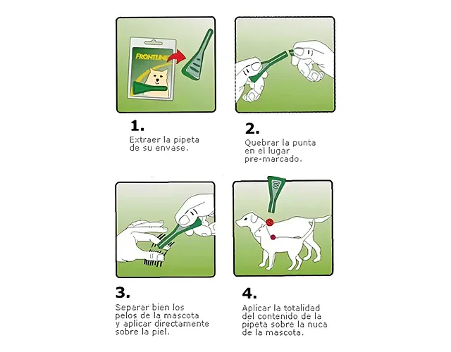Frontline Plus Pipeta Antipulgas Perros 2 A 10 Kg Garrapatas Piojos