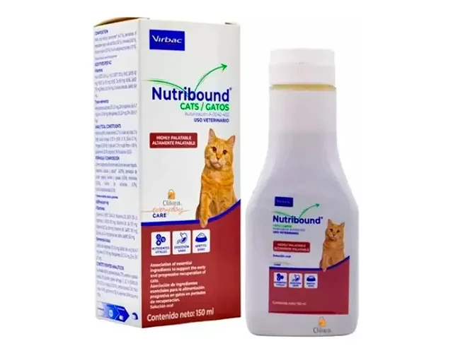 Virbac Nutribound Gatos Líquido 150ml Recuperación Y Vitaminas