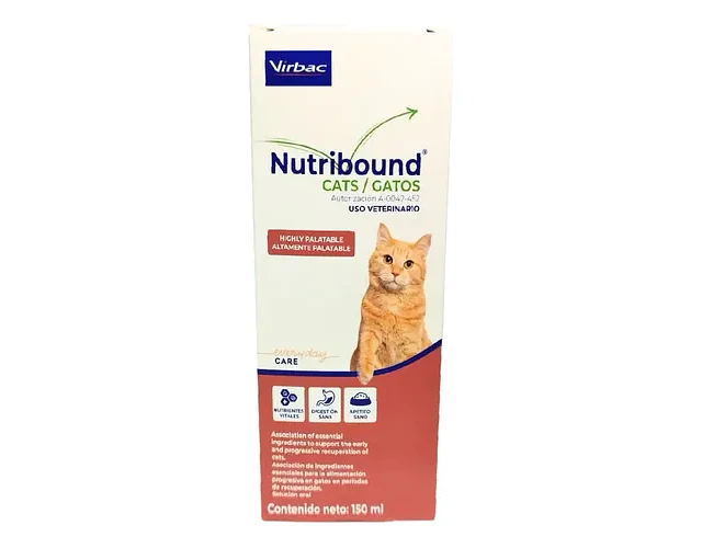 Virbac Nutribound Gatos Líquido 150ml Recuperación Y Vitaminas