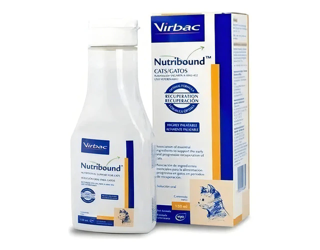 Virbac Nutribound Gatos Líquido 150ml Recuperación Y Vitaminas