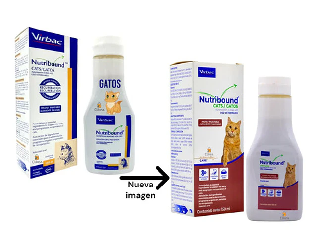Virbac Nutribound Gatos Líquido 150ml Recuperación Y Vitaminas