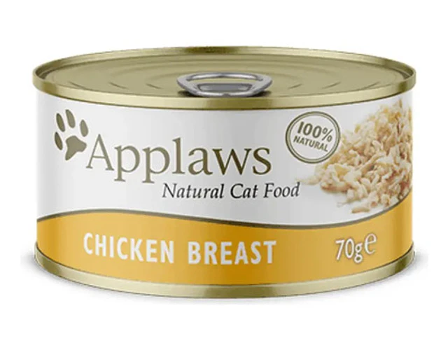 Applaws Alimento Húmedo Para Gato Sabor Pollo 70g Natural Pechuga Pura