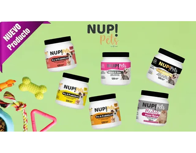 Nup! Pets Suplemento Pre & Probióticos Perro Y Gato Sabor Carne