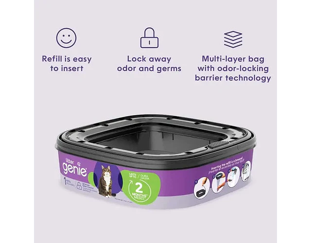 Litter Genie Refill Repuesto Bolsa Para Basurero