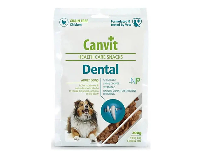 Snack Dental Perro Canvit Health Care Pollo 200g Salud Oral