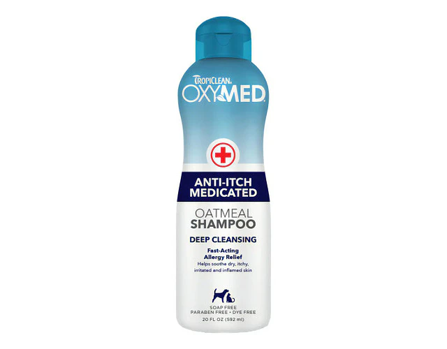 Shampoo Antipicazón Perros Gatos Oxymed Avena 592ml Tropiclean Neutra