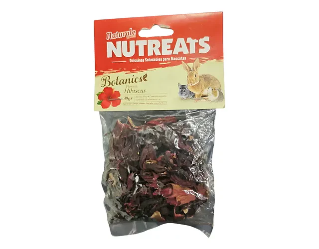 Naturale Nutreats Flores De Hibiscus 30g Para Roedores