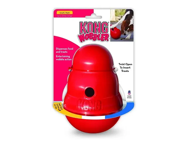 Kong Wobbler Color Rojo S