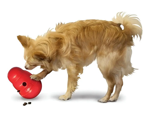 Kong Wobbler Color Rojo S