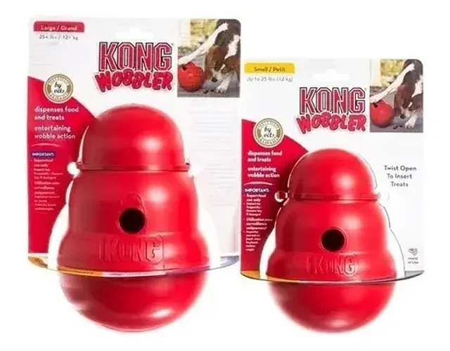 Kong Wobbler Color Rojo S