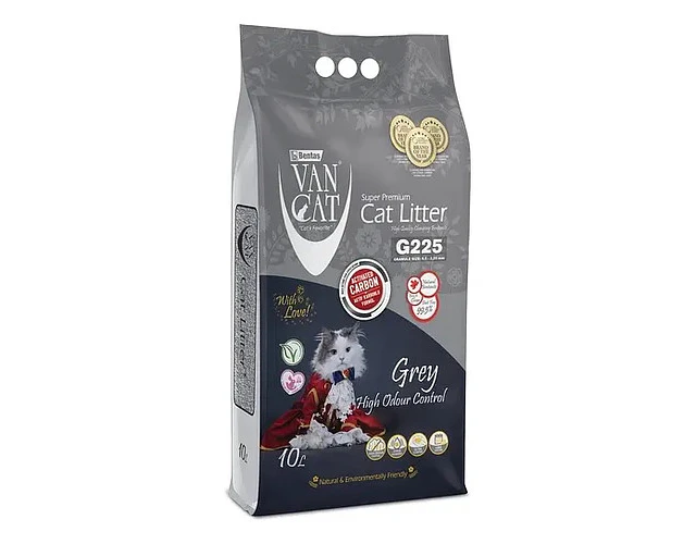 Van Cat Arena Sanitaria Aglutinante Carbón Activo 10lt 8.5kg