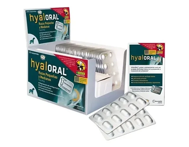 Hyaloral Razas Pharmadiet Suplemento Articular Perros Medianos 270 Tabs