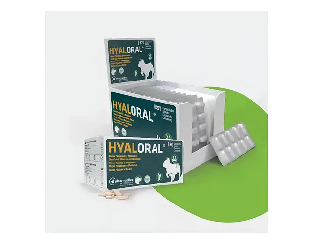 Hyaloral Razas Pharmadiet Suplemento Articular Perros Medianos 270 Tabs