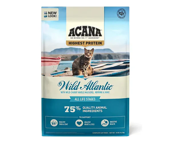 Acana Wild Atlantic Para Gatos 4,5 Kg Saco
