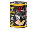 Alpha Spirit Alimento Húmedo Perro Sabor Conejo Y Plátano 400g
