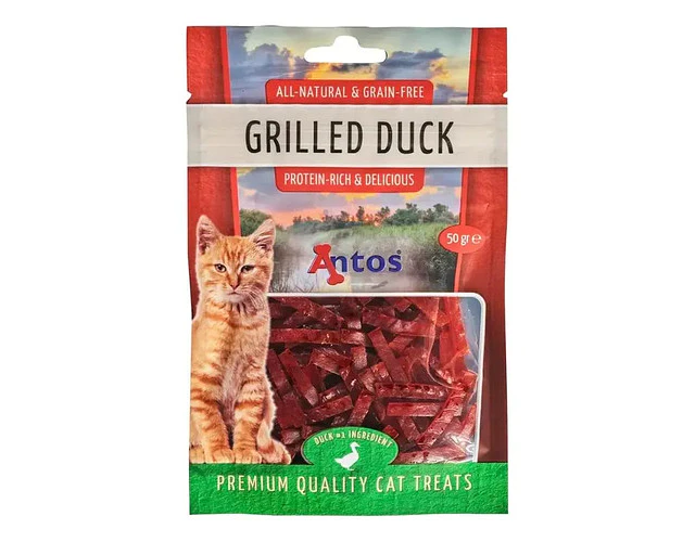 Snack Para Gatos Antos Pato Asado 50gr