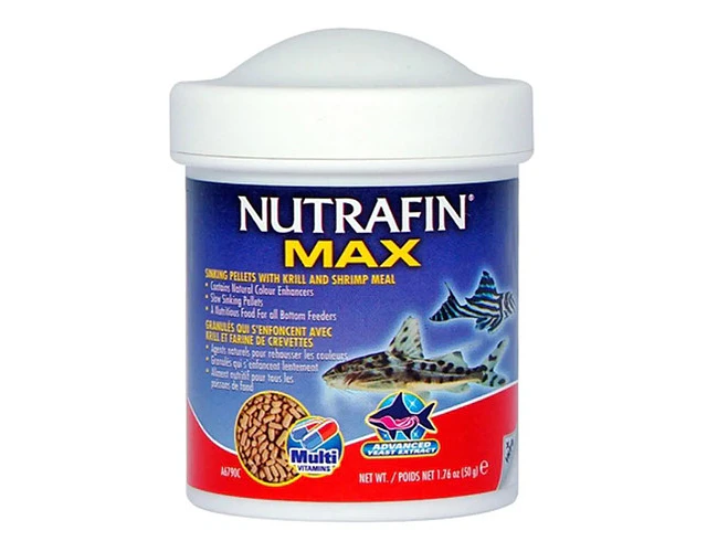 Nutrafin Max Pellets Krill Shrimp 50g Alimento Peces D Fondo