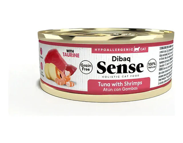 Alimento Humedo Gato Adulto Dibaq Sense Atun/gambas 70gr