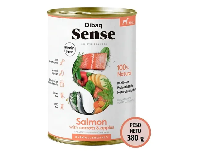 Dibaq Sense Comida Húmeda Perro Adulto Salmón 380g
